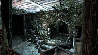 The button at the passageway...