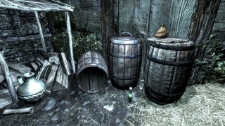 The key in the fallen barrel...