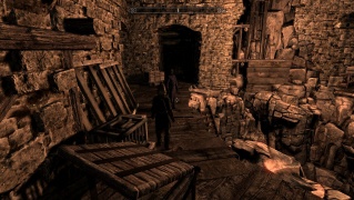 tarpit entrance to bedders