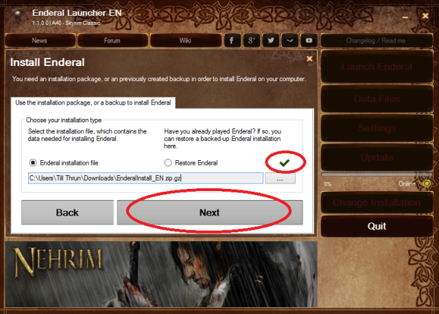 File:Enderal Installation Step 8.png - SureAI Wiki